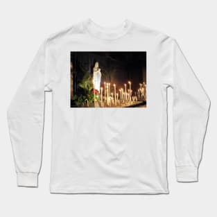 Paris Mary and Candles Long Sleeve T-Shirt